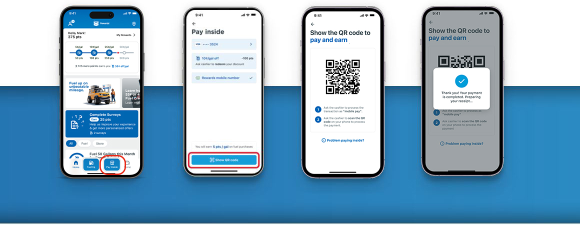 How to pay steps