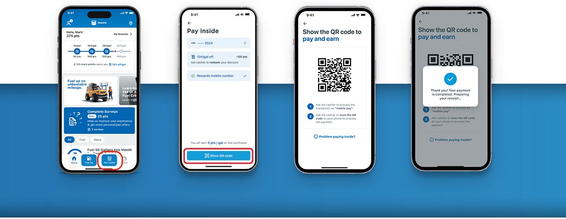 How to pay steps