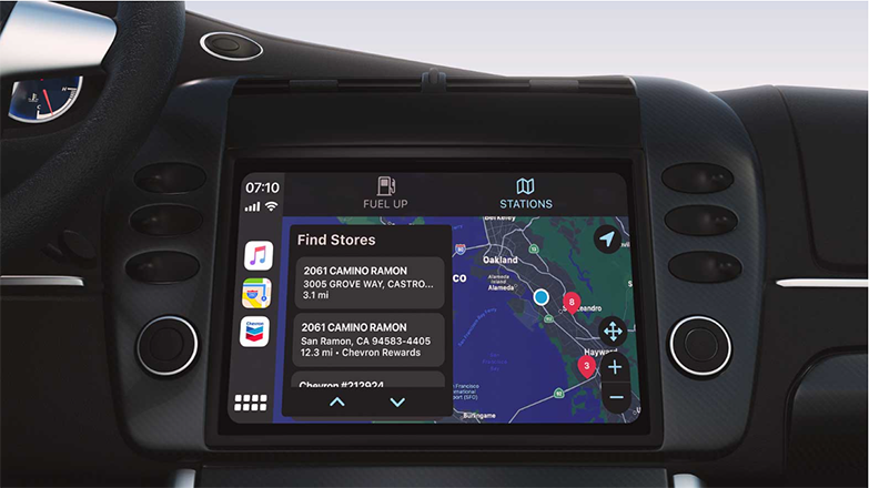 Mobile app find station